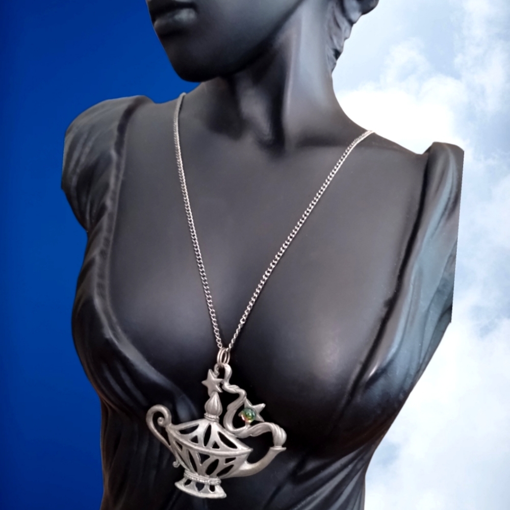 Genie Lamp Pendant Necklace